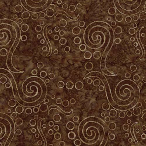 Expressions Batiks Sunken Treasure - Walnut