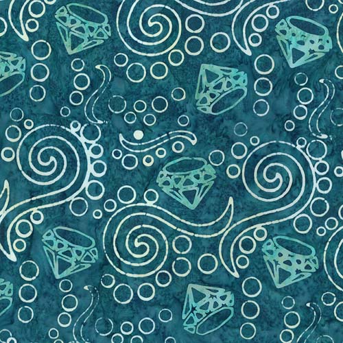 Expressions Batiks Sunken Treasure - Blue Calm