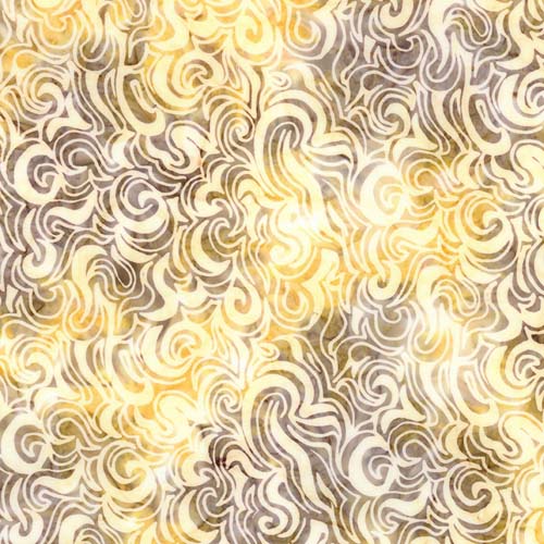 Expressions Batiks Sunken Treasure - Waves - Hazelnut Latte