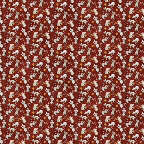 Northern Christmas - Mice - Red