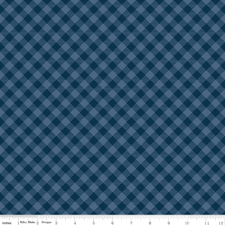 Denim & Daisy - Gingham - Oxford Blue