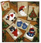 Rachel's of Greenfield - Gift Bag Ornaments KIT- Felt Gift Bag Ornaments
