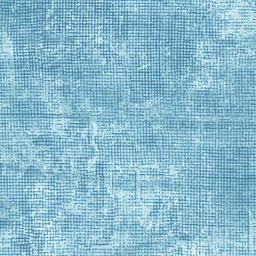 Chalk and Charcoal - Seascape - mottled screen print - light blue