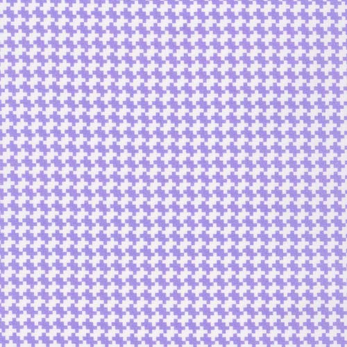 Flowerhouse: All a Flutter - Purple -30's reproduction- purple&white geometric