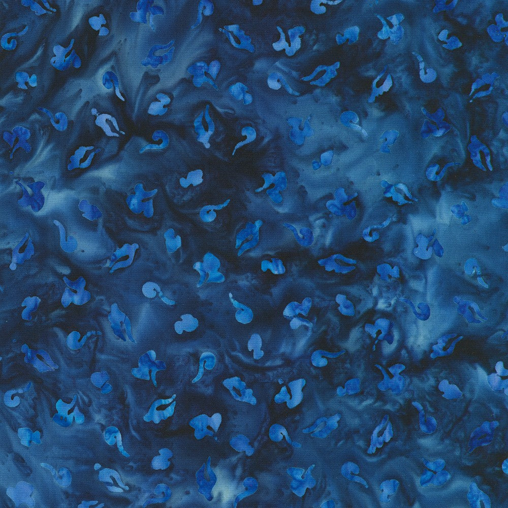 Artisan Batiks: Bohemia Blooms - Navy