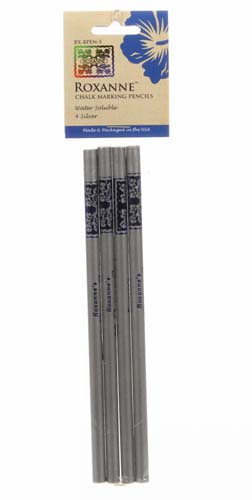 Roxanne Quilter's Choice Marking Pencils - Silver 4ct.