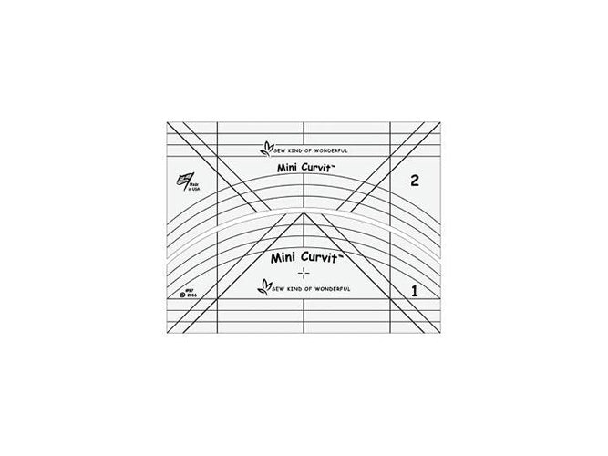 Mini Curvit Ruler for Longarm Quilting Use - Sew kind of Wonderful