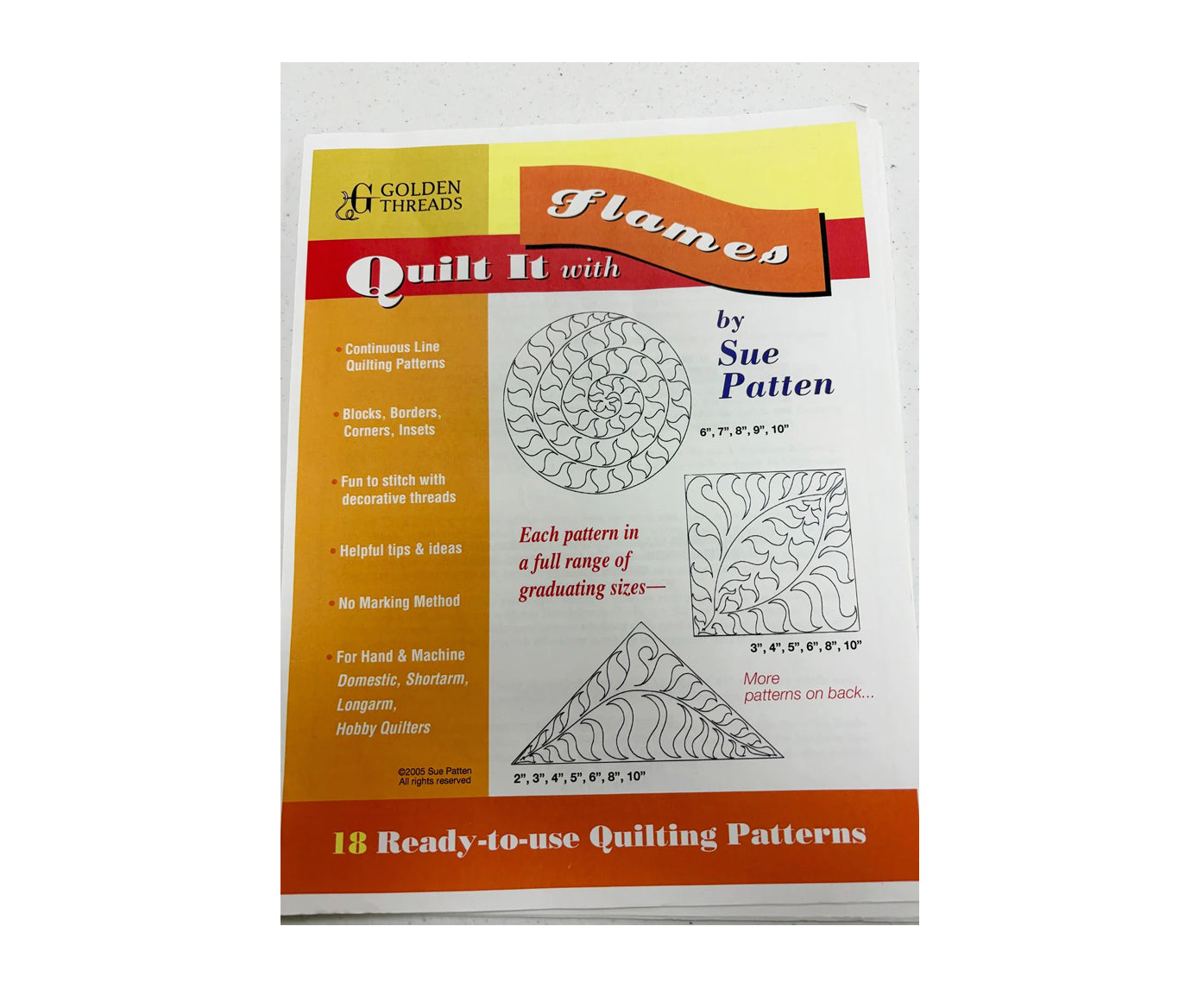 Golden Threads - Quilt It With Flames - Continuous Line Quilting-18-Read