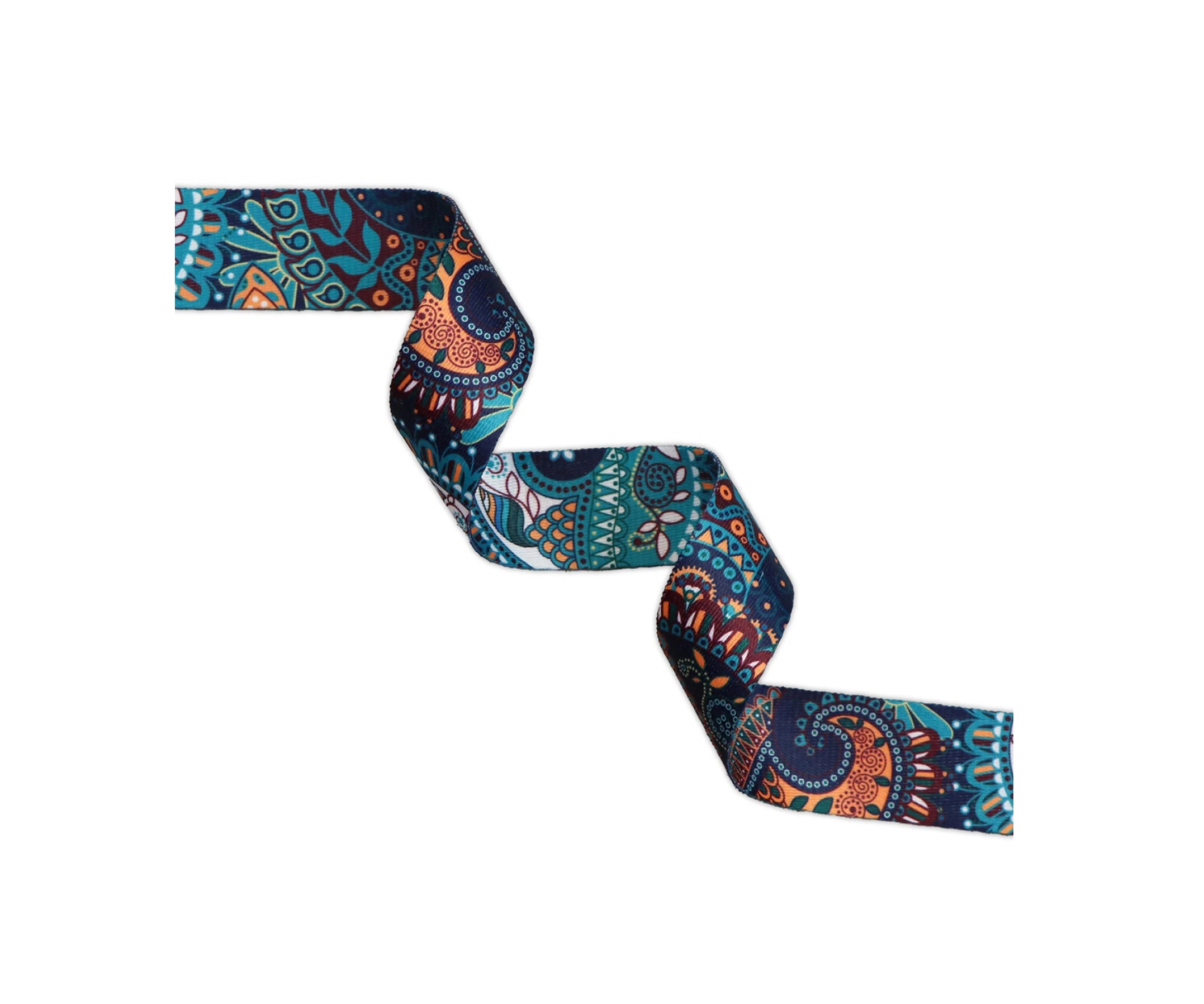 Sallie Tomato -Paisley Webbingpaisley design - 1.5 inch webbing - 3 yds.