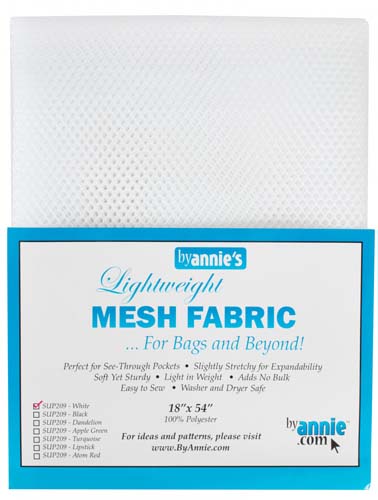 Mesh lightweight WHITE - 18 x 54 - ByAnnie.com