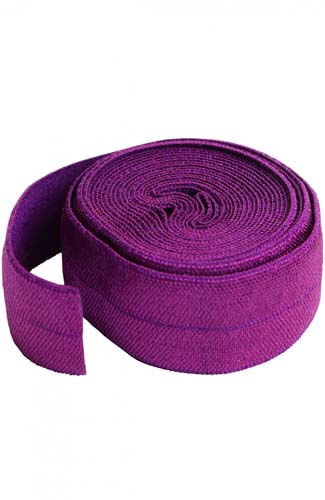 Fold Over Elastic - Tahiti Purple - 3/4in x 2yd