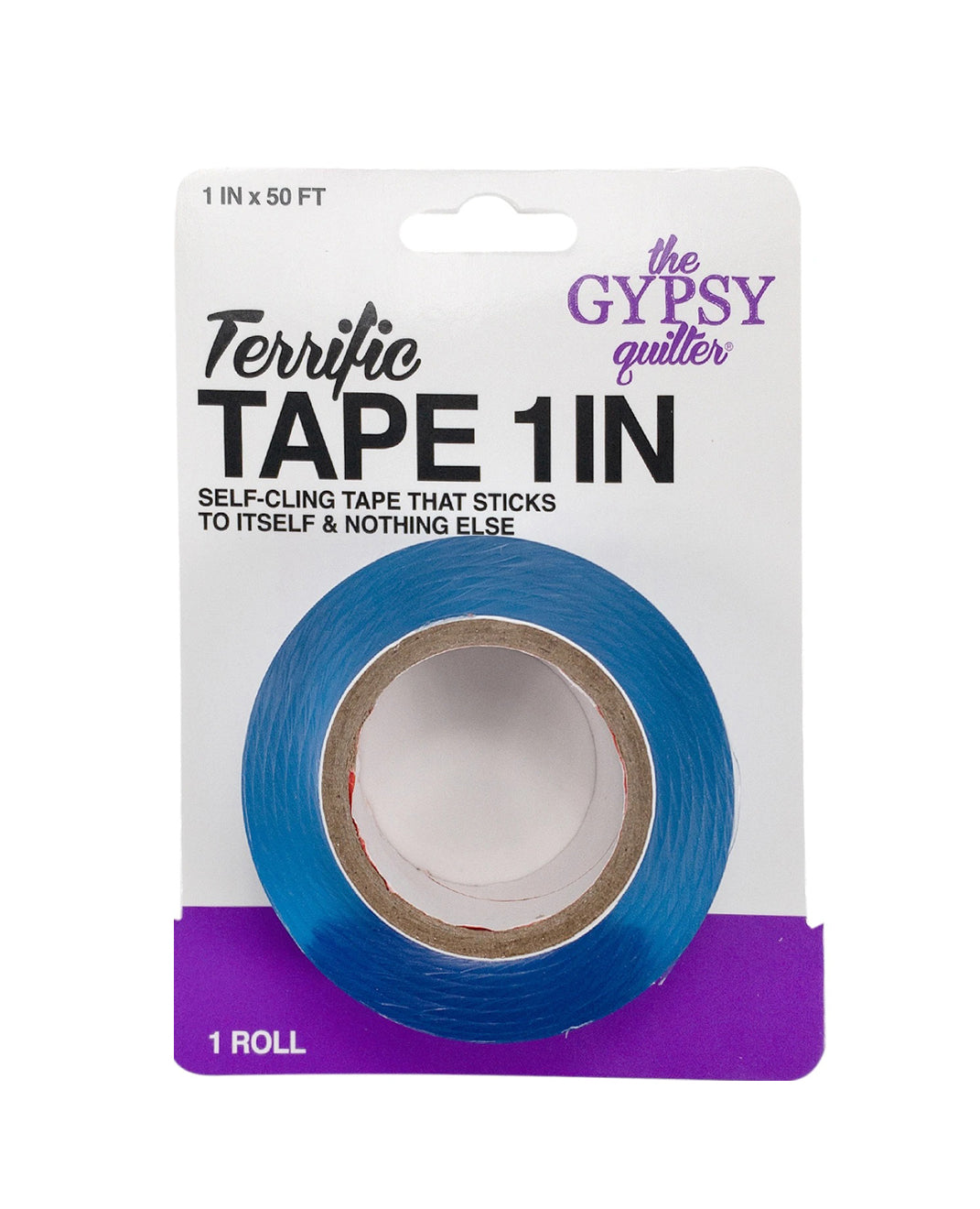 Gypsy Quilter - Terrific tape 1 inch - self cling tape sticks only to itself