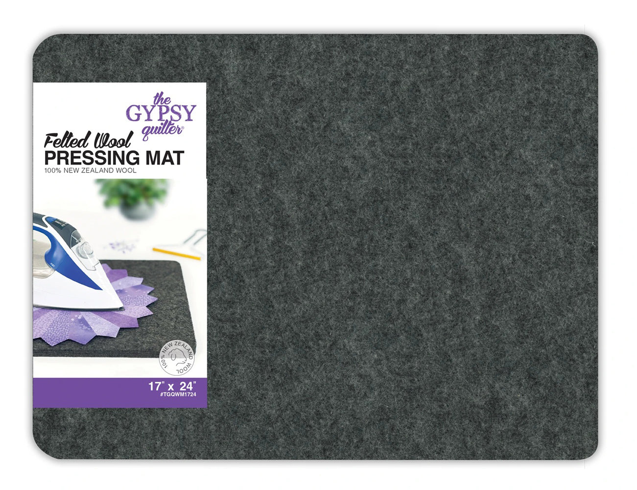 Felted Wool Pressing Mat -17 x 24 - The Gypsy Quilter