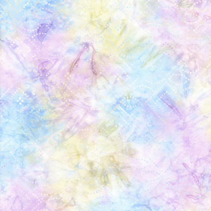 Tonga Dreamer - Geo Dots - Muse - light blue, purple & yellow w/dots