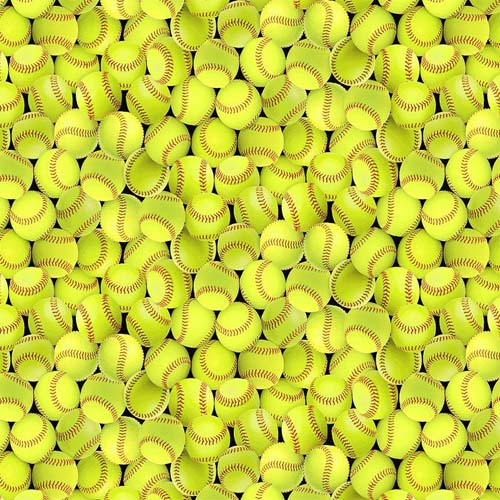 Elite Athlete - Softballs - Yellow - packed softballs
