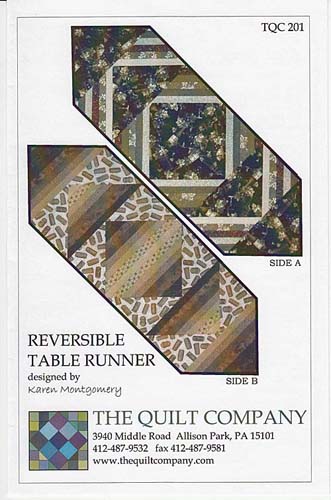 Reversible Table Runner by The Quilt Company TQC201