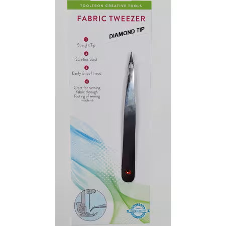 Tooltron - Fabric Tweezer - straight tip