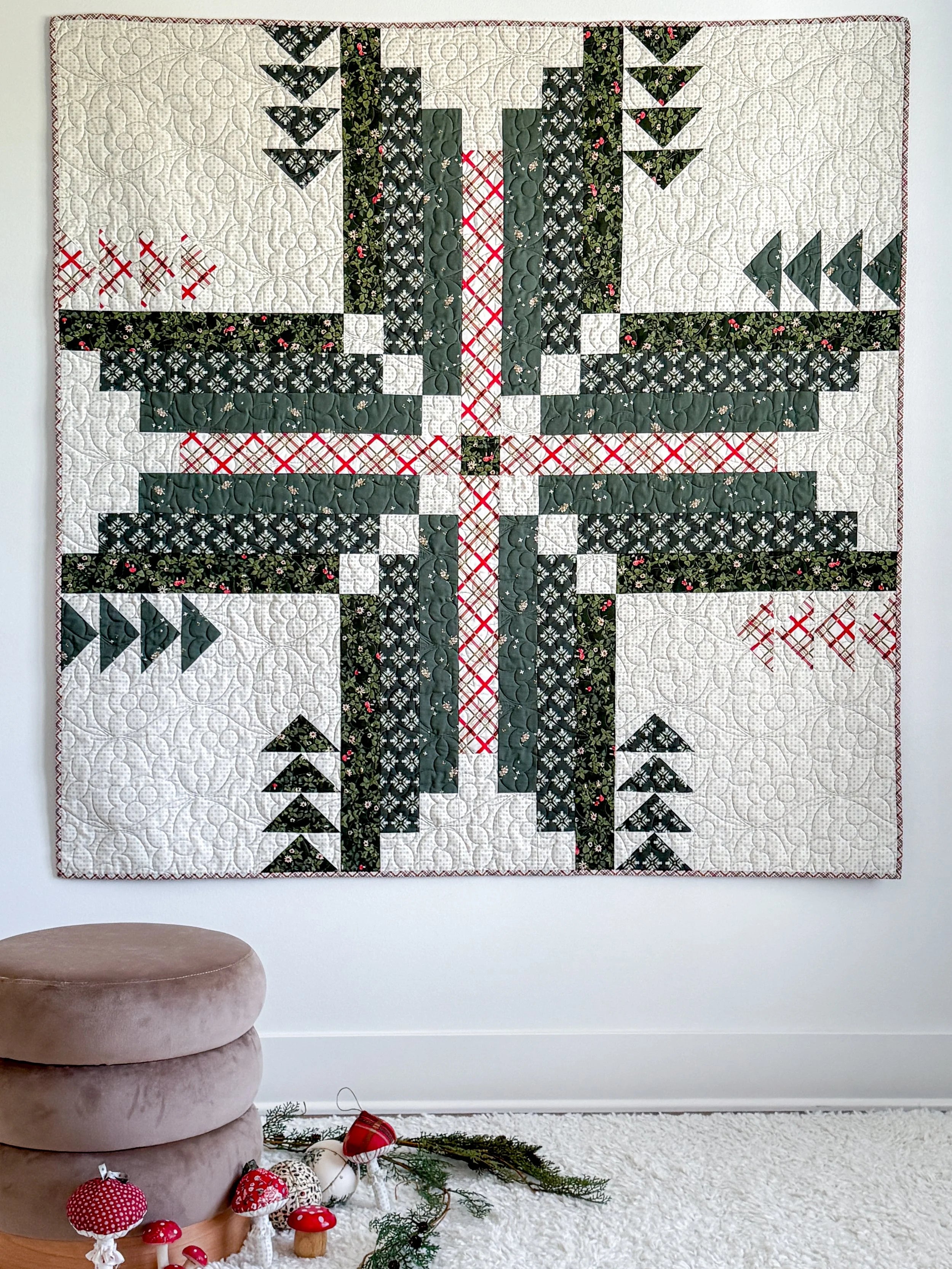 Tall Pines Quilt Kit - Fabrics& Pattern to complete quilt top
