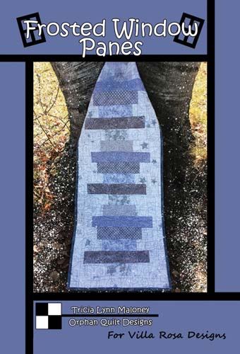 Frosted Window Panes - runner 16x54 - Tricia Lynn Maloney- Villa Rosa Designs