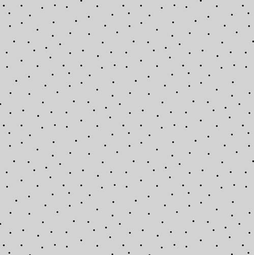 Essentials Pindots - Gray, black pindots on grey