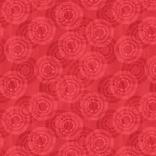 Essentials Circle Burst - Cherry red, tone on tone