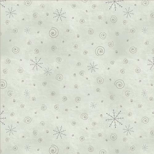 A Very Terri Christmas - SnowFlurries - Misty - snowflakes on grey