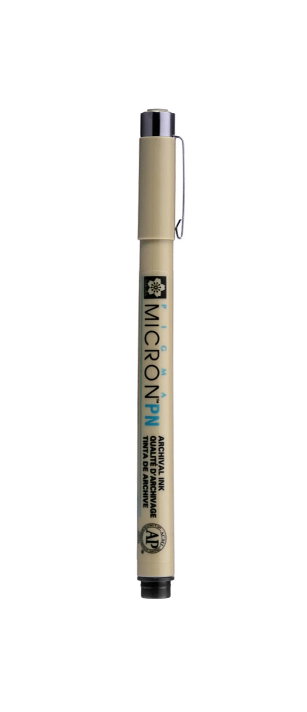 Pigma Micron PN - Plastic Nib Pen - Black