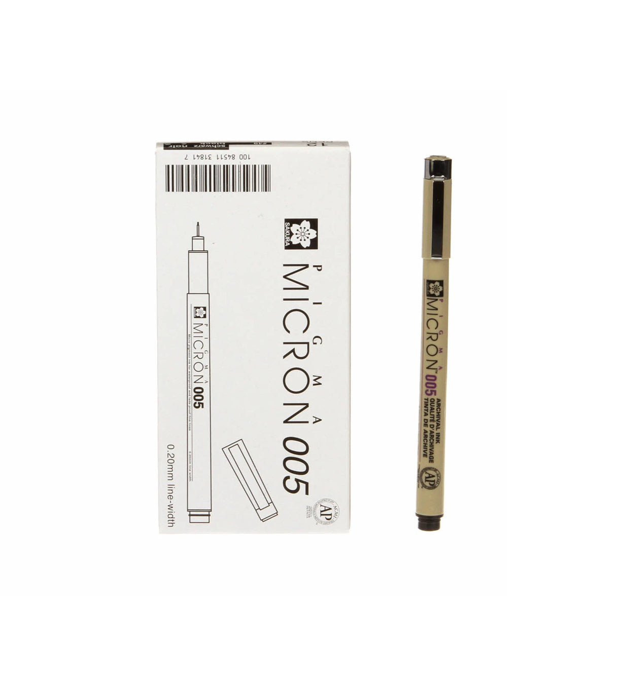 Pigma Micron black 005