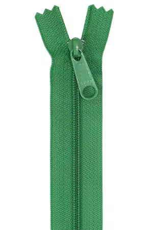 Single Slide Handbag Zipper - 24 inch - Jewel Green from Byannie
