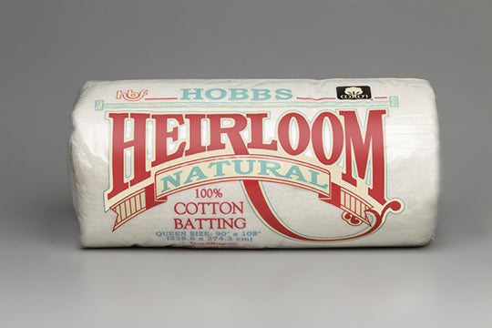 Hobbs Heirloom Natural 90 x 108 Queen Cotton Batting HN-90