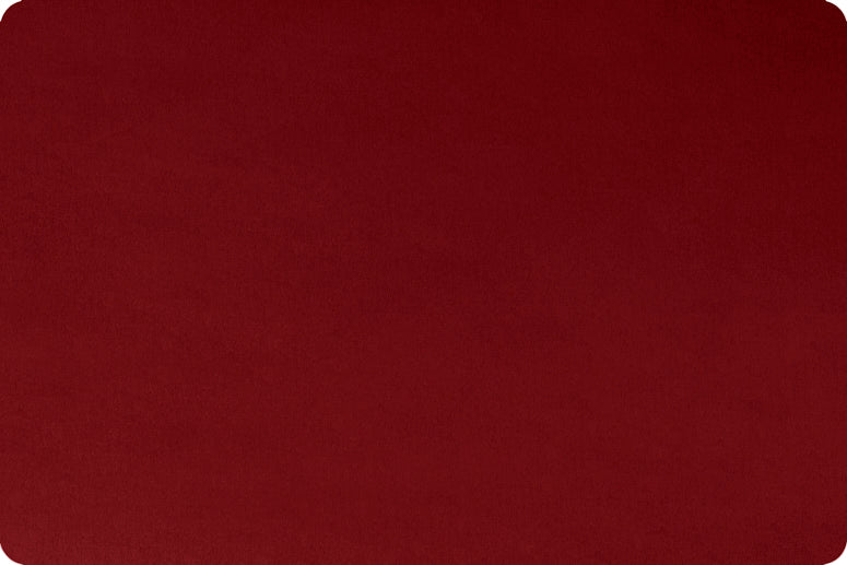 Extra Wide Solid Cuddle - Crimson dark red 88/90" From Shannon Fabrics