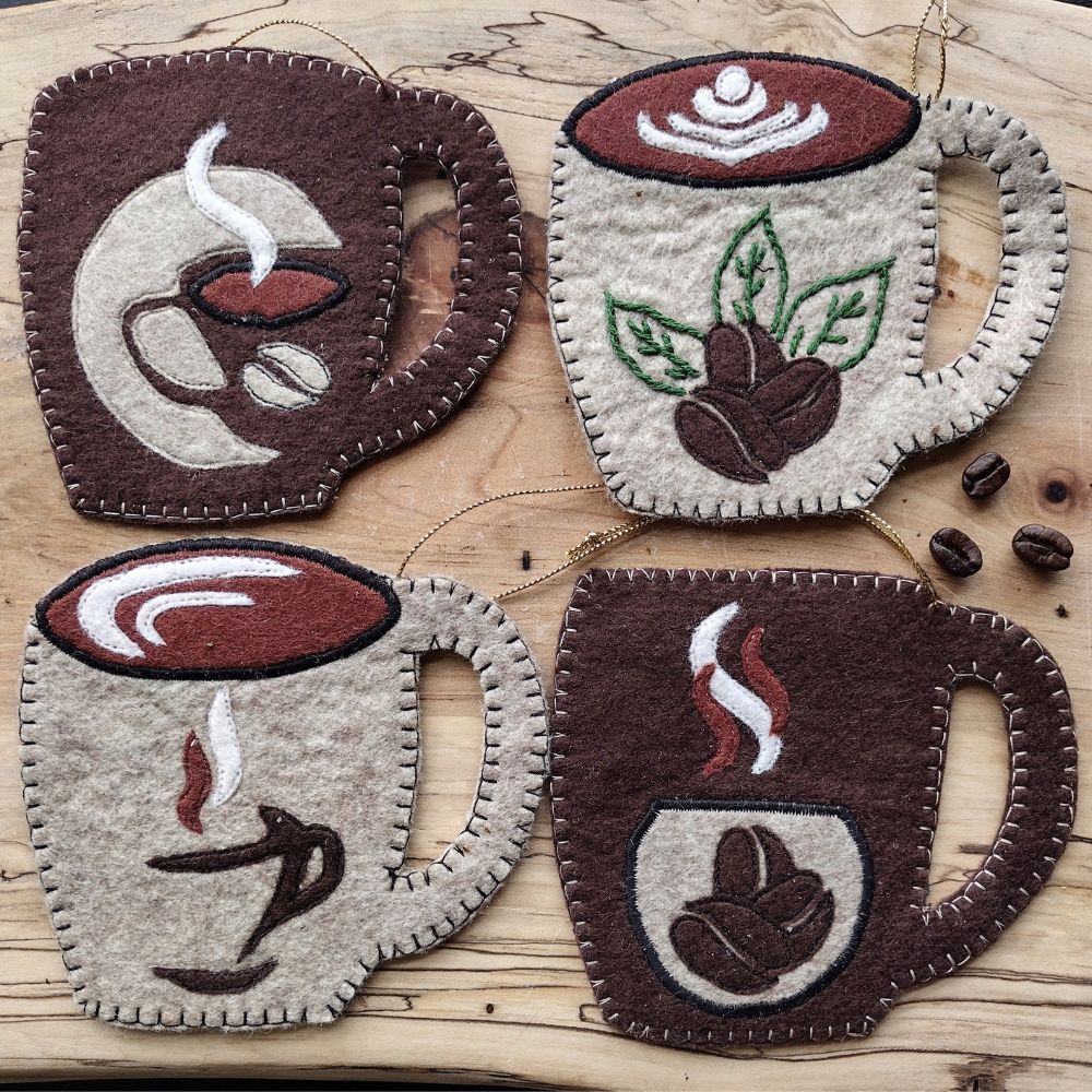 Rachel's of Greenfield - Coffee Mugs Gift card Holder/Ornament