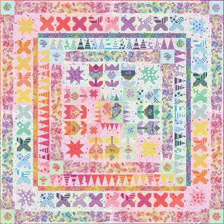 Gardens of the Galaxy Quilt Kit - Down to Earth by Tula Pink (PREORDER)