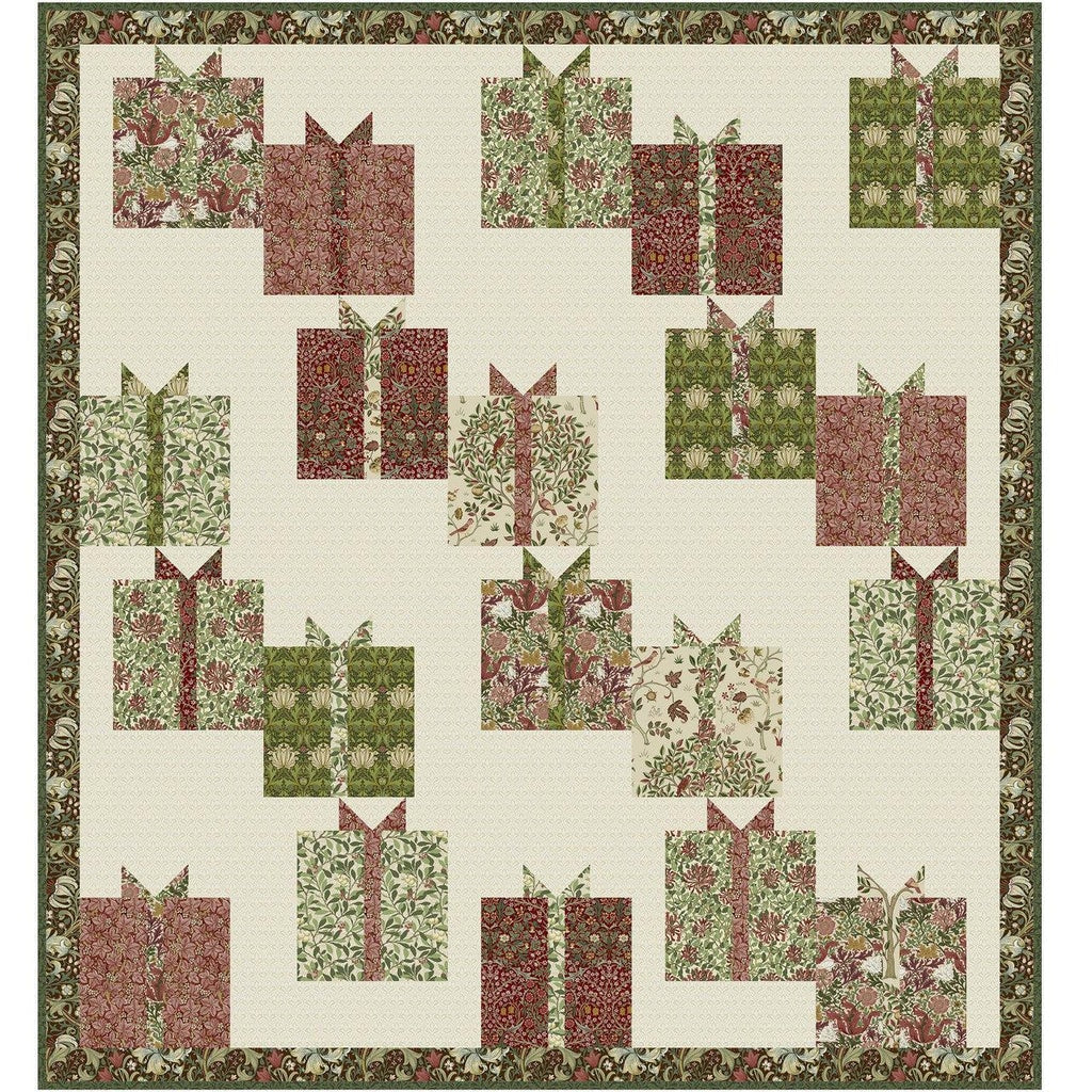 Gifted Quilt Spark Pack - 59 x64 - Fabric & Pattern - Suffolk Holiday