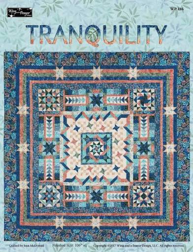Tranquility Pattern Set - Block Of The Month BOM for 12 sampler blocks.Incl