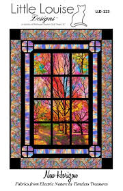 New Horizon - window quilt patten 45x63 - Patchworks Studio