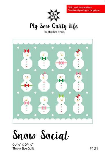 Snow Social - 60 x 64 - by Sew Quilty Life