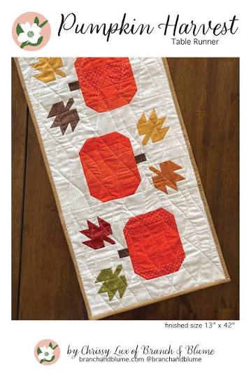 Pumpkin Harvest Table Runner - 13 x 42 by Chrissy Lux of Branch & Blume
