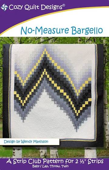 Cozy Quilt Designs -No-Measure Bargello-A strip club pattern for 2.5" strips no