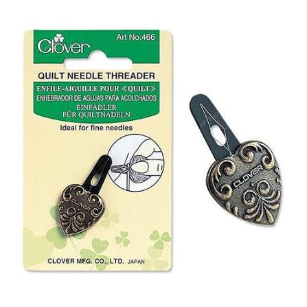 Clover heart quilt needle threader #466
