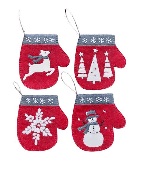 Rachel's of Greenfield - Winter Mittens ornaments - Kit