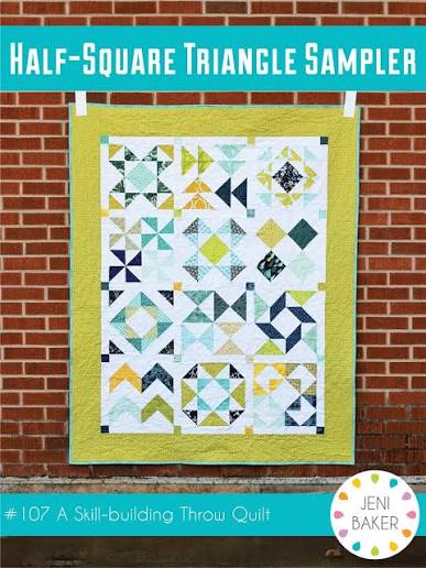 Half-Square Triangle Sampler Quilt-A Skill Building Throw Quilt-By Jeni Bak