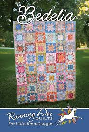 Bedelia - 51 x 68 - Running Doe Quilts for Villa Rosa Designs