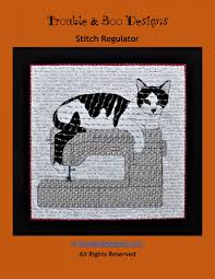 Stitch Regulator Pattern - wall hanging 17x17 - Trouble & Boo Designs TB2692 - Cat