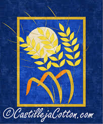 Harvest Moon wall hanging19.5 x 23.5 - Castilleja Cotton - CJC436628