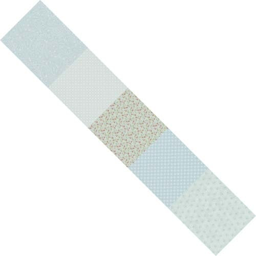 Kathleen's Story - Strip-It 2- Blue - 5 lengthwise blue prints