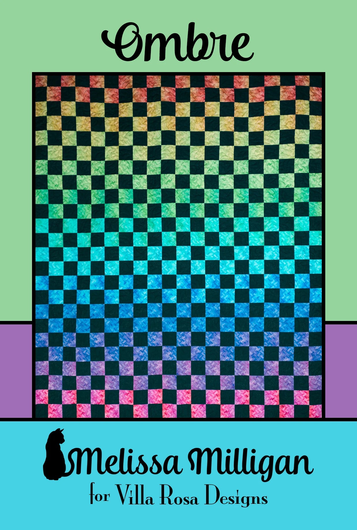 Ombre - 60x72 by Melissa Milligan for Villa Rosa Designs