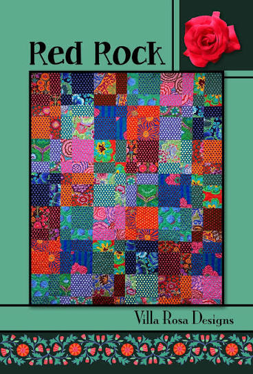 Red Rock- 54 x 63 - by Pat Fryer for Villa Rosa Designs
