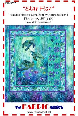 Star Fish Quilt Kit - 59 x 66