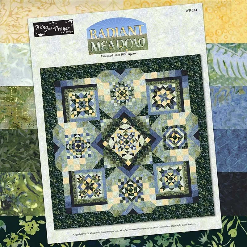 Introducing Radiant Meadow — Our New Block of the Month Class (+Shop Hop exclusive Quilts & Fabric!)